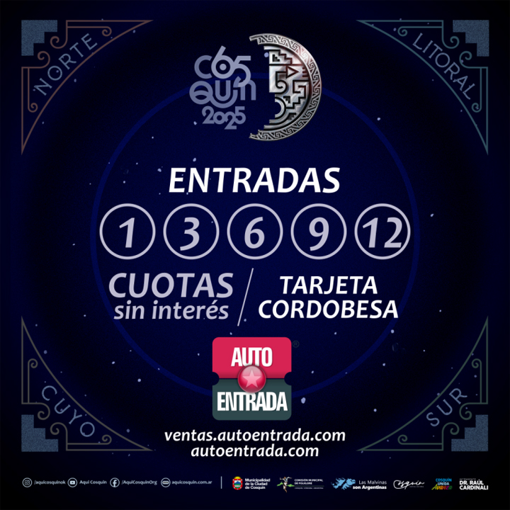 Grinfeld - Venta de Entradas Festival de Cosquin 2025 - Descuentos